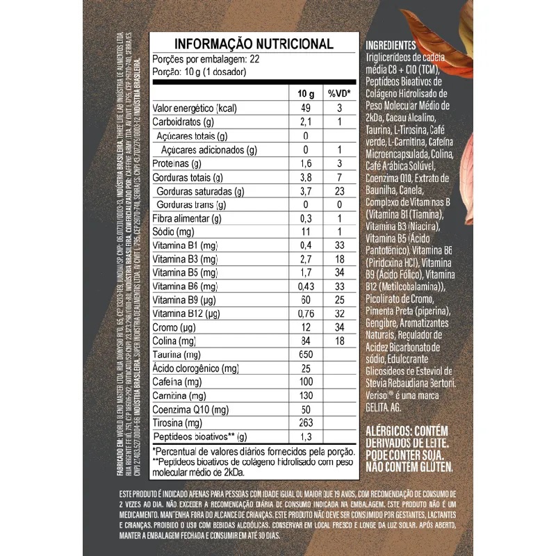 SUPERCOFFEE 3.0 LINGUA DE GATO 380G - Imagem 2