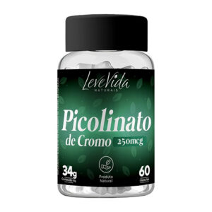 PICOLINATO DE CROMO 60 CAPS - LEVEVIDA