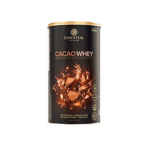 Cacao Whey Lata 840gr Essential Nutrition